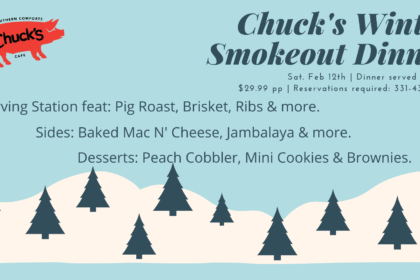 Chuck's Winter Smokeout Dinner