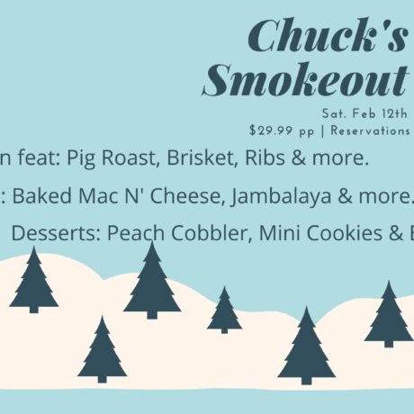 Chuck's Winter Smokeout Dinner