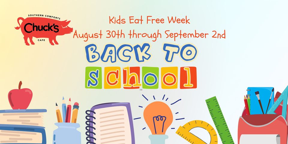 Back to School: Kids Eat Free Week