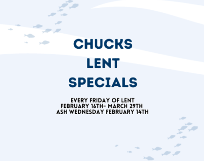 Chuck's Lent Menu Specials